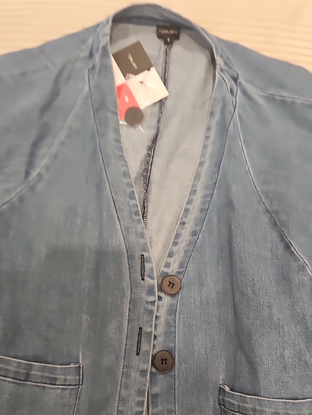 Light Blue Men’s Denim Vest - Unbranded